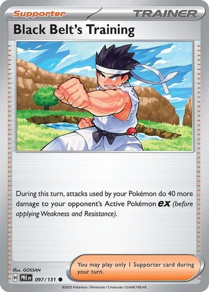 Black Belt's Training - 097/131, SV: Prismatic Evolutions 097/131