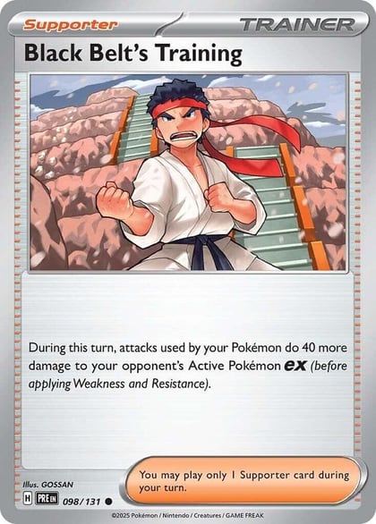 Black Belt's Training - 098/131, SV: Prismatic Evolutions 098/131
