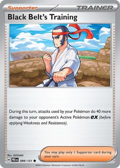 Black Belt's Training - 099/131, SV: Prismatic Evolutions 099/131