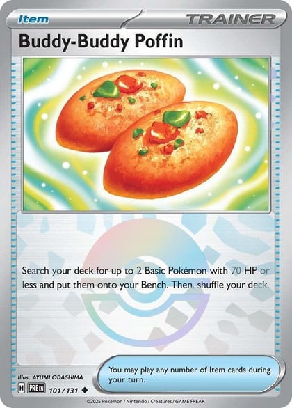Buddy-Buddy Poffin (Poke Ball Pattern), SV: Prismatic Evolutions 101/131