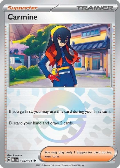 Carmine (Poke Ball Pattern), SV: Prismatic Evolutions 103/131