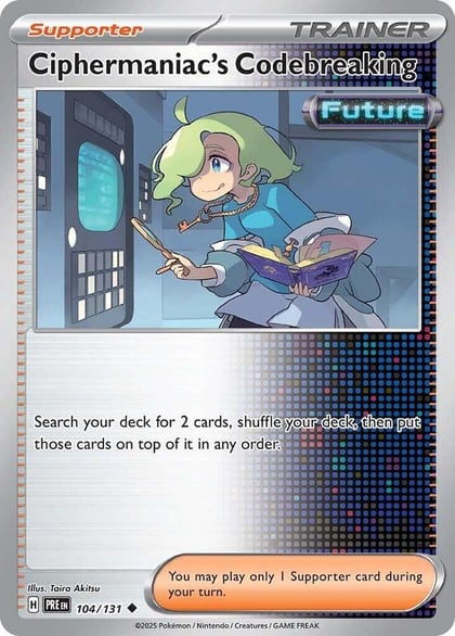 Ciphermaniac's Codebreaking, SV: Prismatic Evolutions 104/131