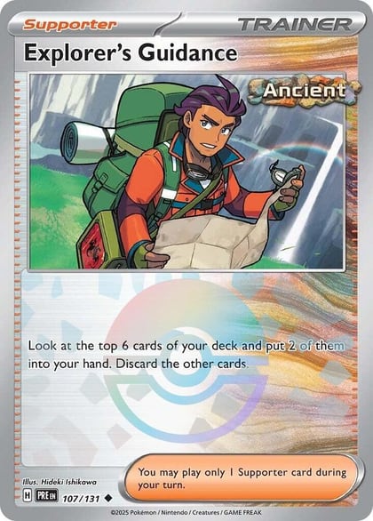Explorer's Guidance (Poke Ball Pattern), SV: Prismatic Evolutions 107/131