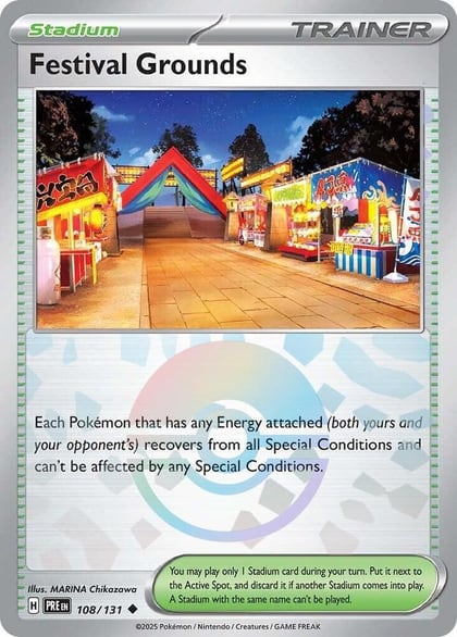 Festival Grounds (Poke Ball Pattern), SV: Prismatic Evolutions 108/131
