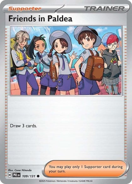 Friends in Paldea - 109/131, SV: Prismatic Evolutions 109/131