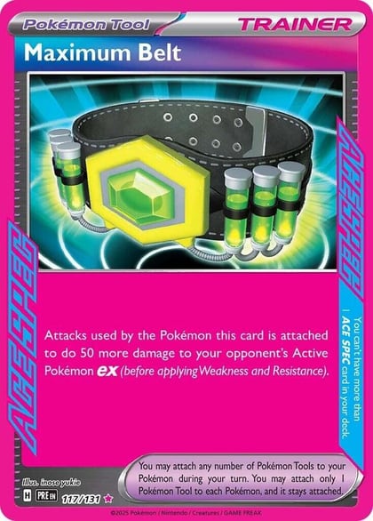 Maximum Belt, SV: Prismatic Evolutions 117/131
