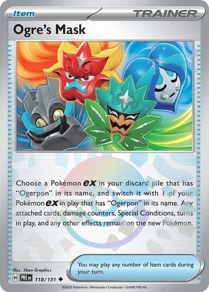 Ogre's Mask (Poke Ball Pattern), SV: Prismatic Evolutions 118/131
