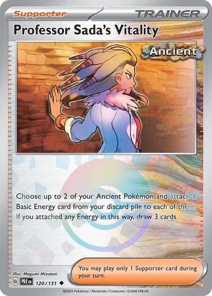 Professor Sada's Vitality (Poke Ball Pattern), SV: Prismatic Evolutions 120/131