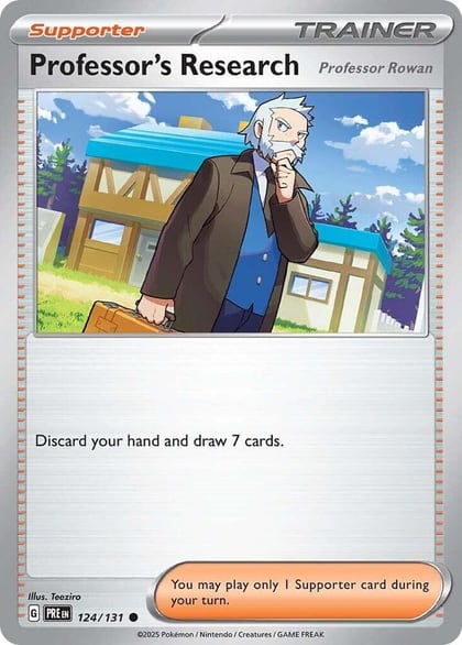 Professor's Research [Professor Rowan], SV: Prismatic Evolutions 124/131