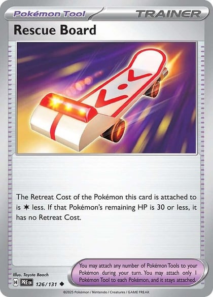 Rescue Board, SV: Prismatic Evolutions 126/131