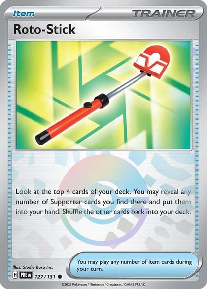 Roto-Stick (Poke Ball Pattern), SV: Prismatic Evolutions 127/131