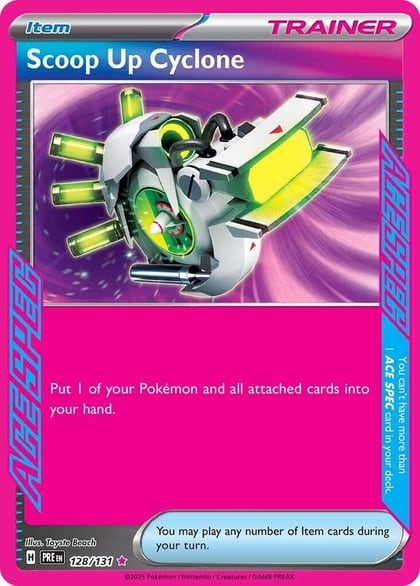 Scoop Up Cyclone, SV: Prismatic Evolutions 128/131