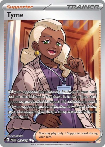Tyme, SV: Prismatic Evolutions 143/131
