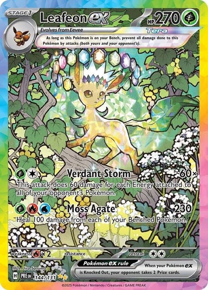 Leafeon ex - 144/131, SV: Prismatic Evolutions 144/131
