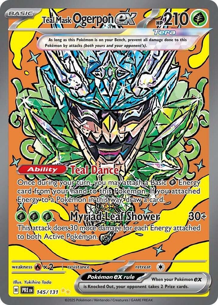 Teal Mask Ogerpon ex - 145/131, SV: Prismatic Evolutions 145/131