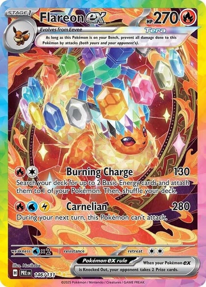 Flareon ex - 146/131, SV: Prismatic Evolutions 146/131