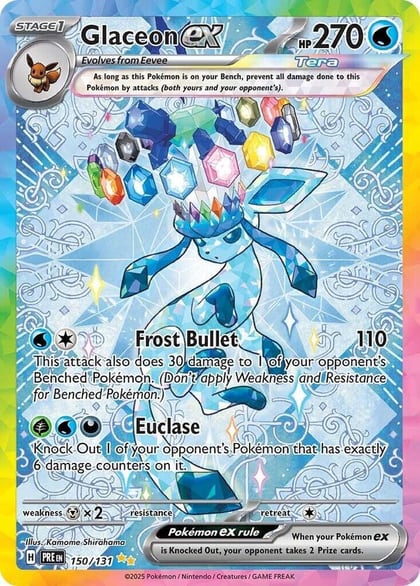 Glaceon ex - 150/131, SV: Prismatic Evolutions 150/131