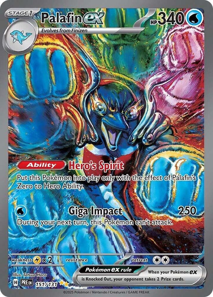 Palafin ex, SV: Prismatic Evolutions 151/131