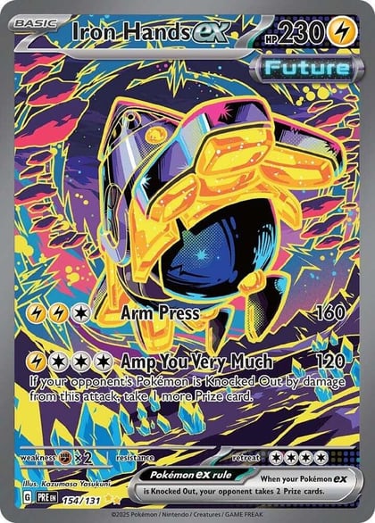 Iron Hands ex - 154/131, SV: Prismatic Evolutions 154/131