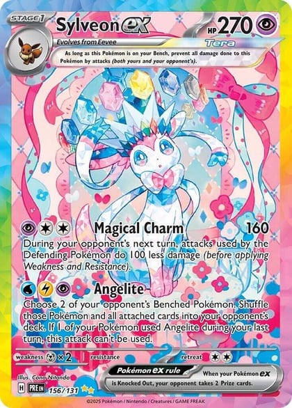 Sylveon ex - 156/131, SV: Prismatic Evolutions 156/131