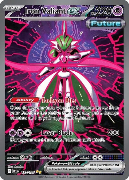 Iron Valiant ex, SV: Prismatic Evolutions 157/131