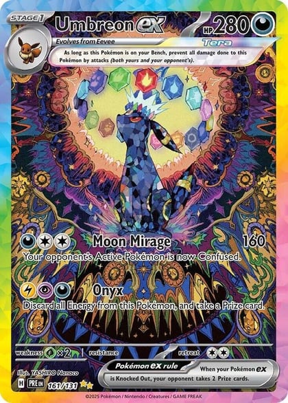 Umbreon ex - 161/131, SV: Prismatic Evolutions 161/131