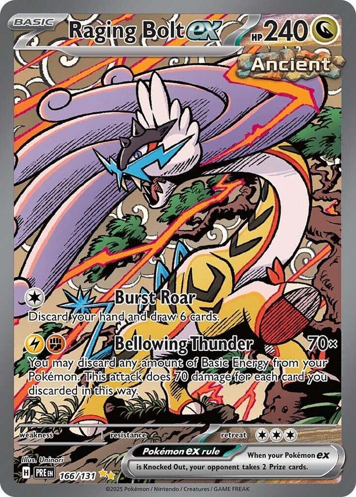 Raging Bolt ex, SV: Prismatic Evolutions 166/131