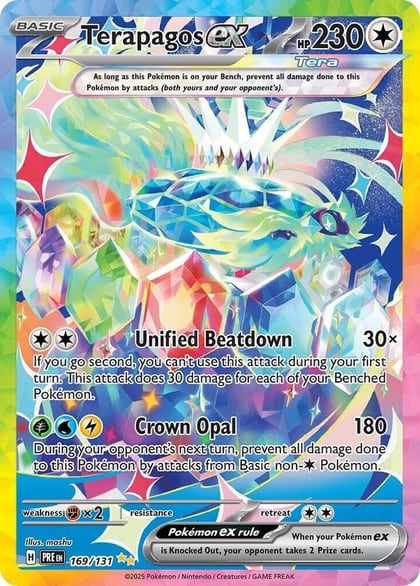 Terapagos ex - 169/131, SV: Prismatic Evolutions 169/131