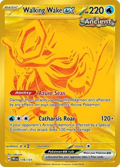 Walking Wake ex, SV: Prismatic Evolutions 178/131