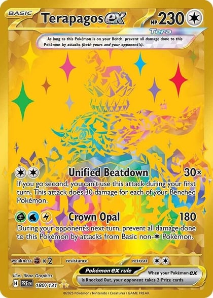 Terapagos ex - 180/131, SV: Prismatic Evolutions 180/131