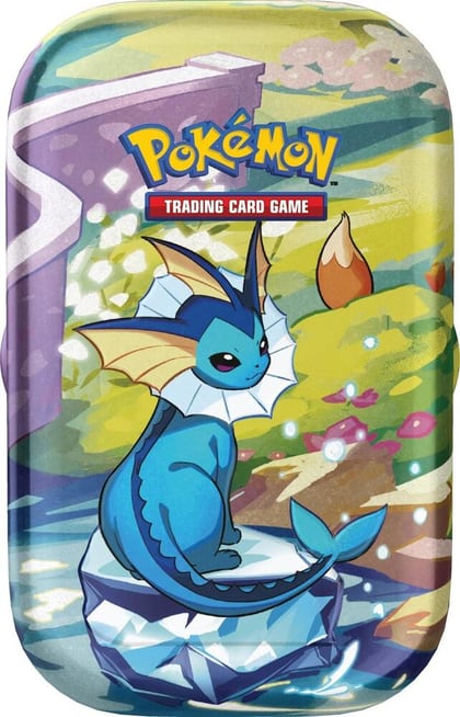 Prismatic Evolutions Mini Tin [Vaporeon], SV: Prismatic Evolutions P593455