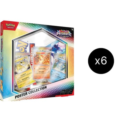 Prismatic Evolutions Poster Collection Case, SV: Prismatic Evolutions P598486