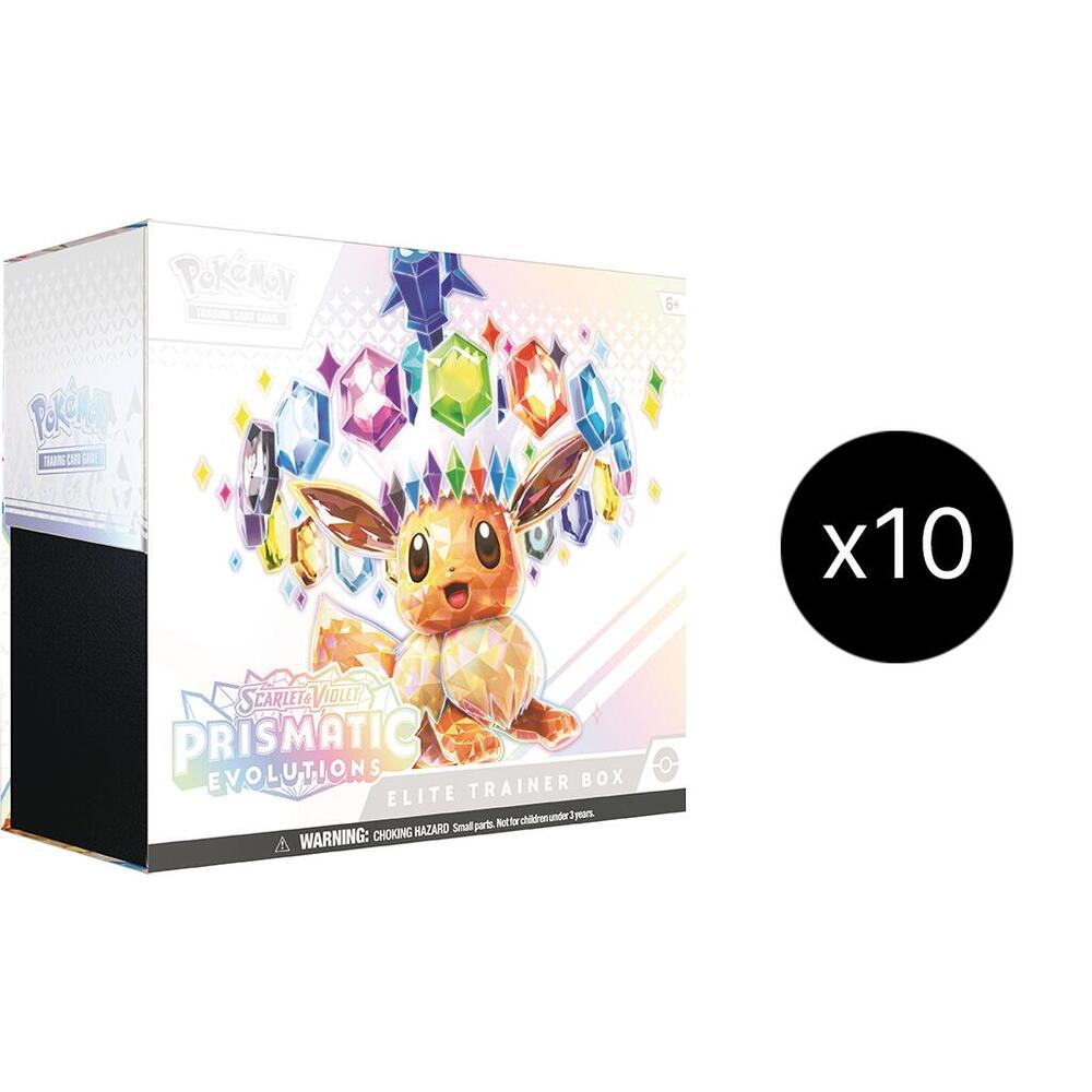 Prismatic Evolutions Elite Trainer Box Case, SV: Prismatic Evolutions P598487