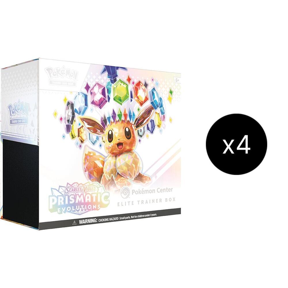 Prismatic Evolutions Pokemon Center Elite Trainer Box (Exclusive) Case, SV: Prismatic Evolutions P600697