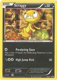 Scraggy - BW25 (Cosmos Holo), Black and White Promos BW25