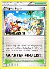 Tropical Beach - BW28 (Worlds 11) [Quarter-Finalist], Black and White Promos BW28
