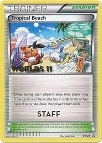 Tropical Beach - BW28 (Worlds 11) [Staff], Black and White Promos BW28