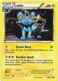 Luxio - BW34 (Cracked Ice Holo), Black and White Promos BW34