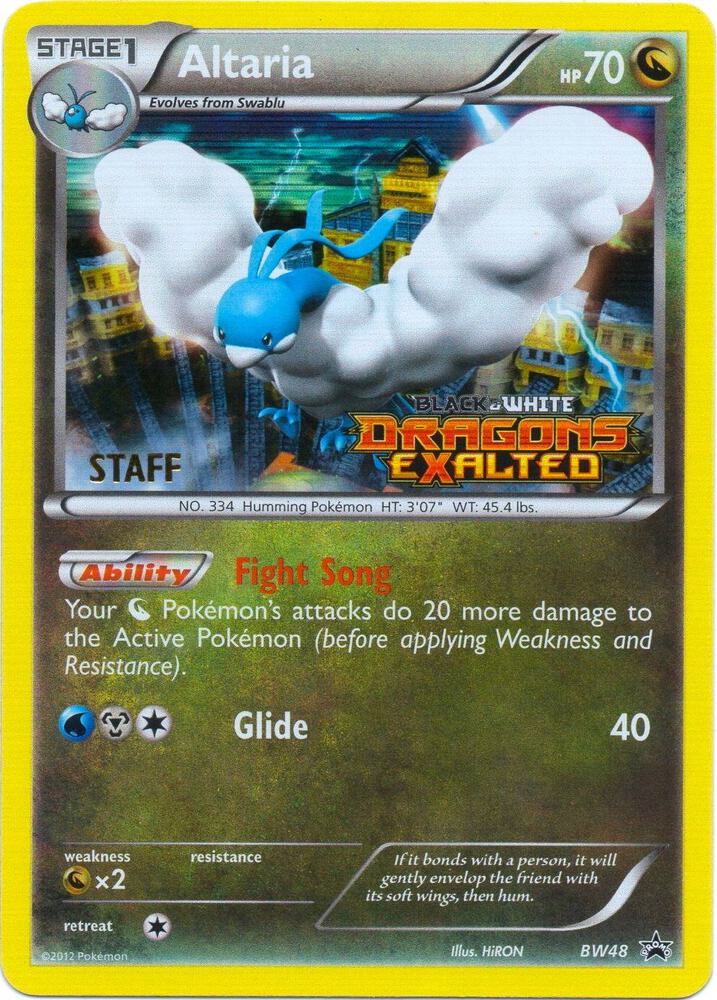 Altaria - BW48 (Prerelease) [Staff], Black and White Promos BW48