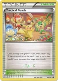 Tropical Beach - BW50 (Worlds 12) [Staff], Black and White Promos BW50