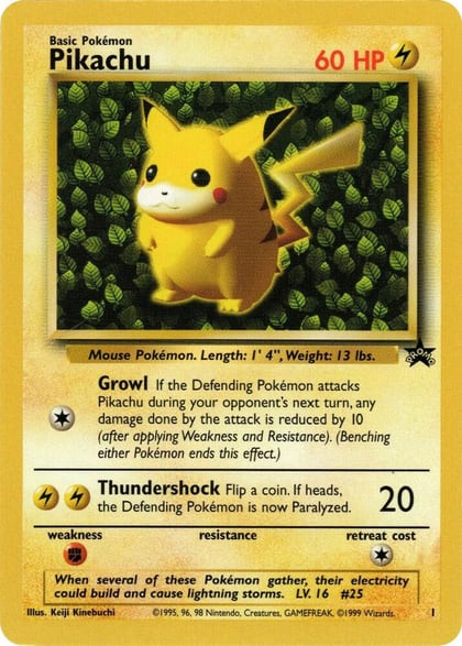 Pikachu (1), WoTC Promo 01/53