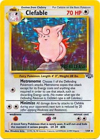 Clefable (Prerelease), WoTC Promo 01/64