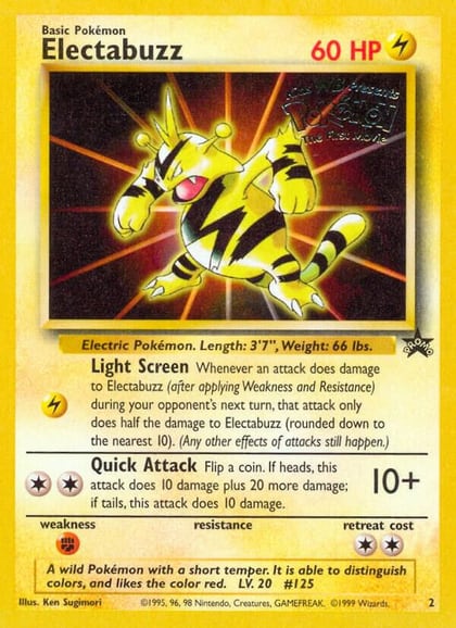 Electabuzz (Movie Promo), WoTC Promo 02/53