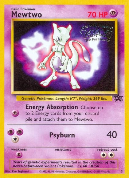 Mewtwo (Movie Promo), WoTC Promo 03/53