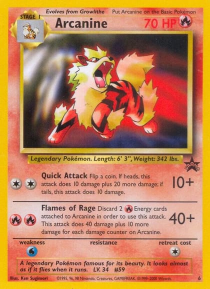 Arcanine, WoTC Promo 06/53
