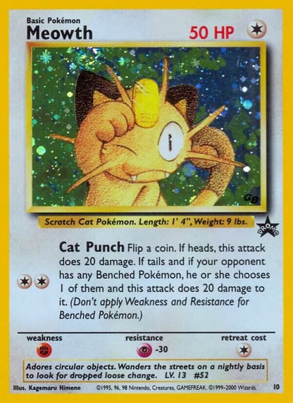 Meowth, WoTC Promo 10/53