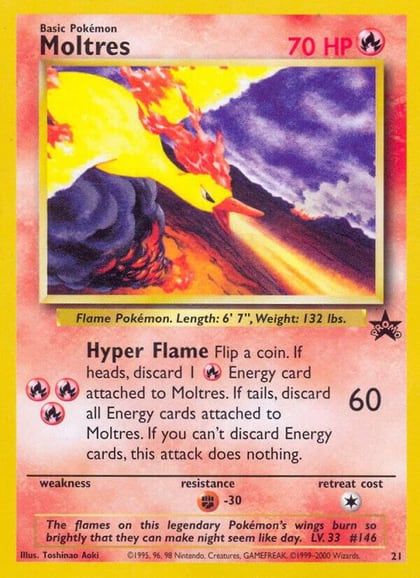Moltres, WoTC Promo 21/53