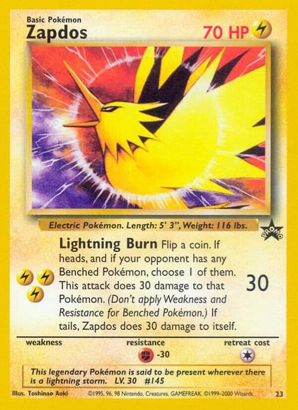 Zapdos, WoTC Promo 23/53