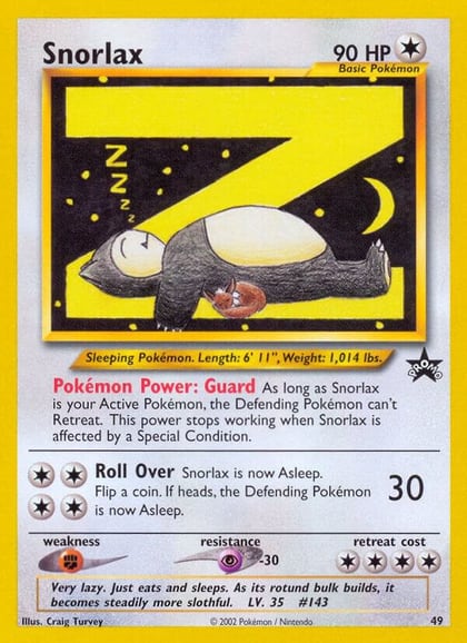 Snorlax, WoTC Promo 49/53
