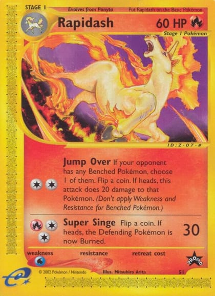Rapidash (51), WoTC Promo 51/53